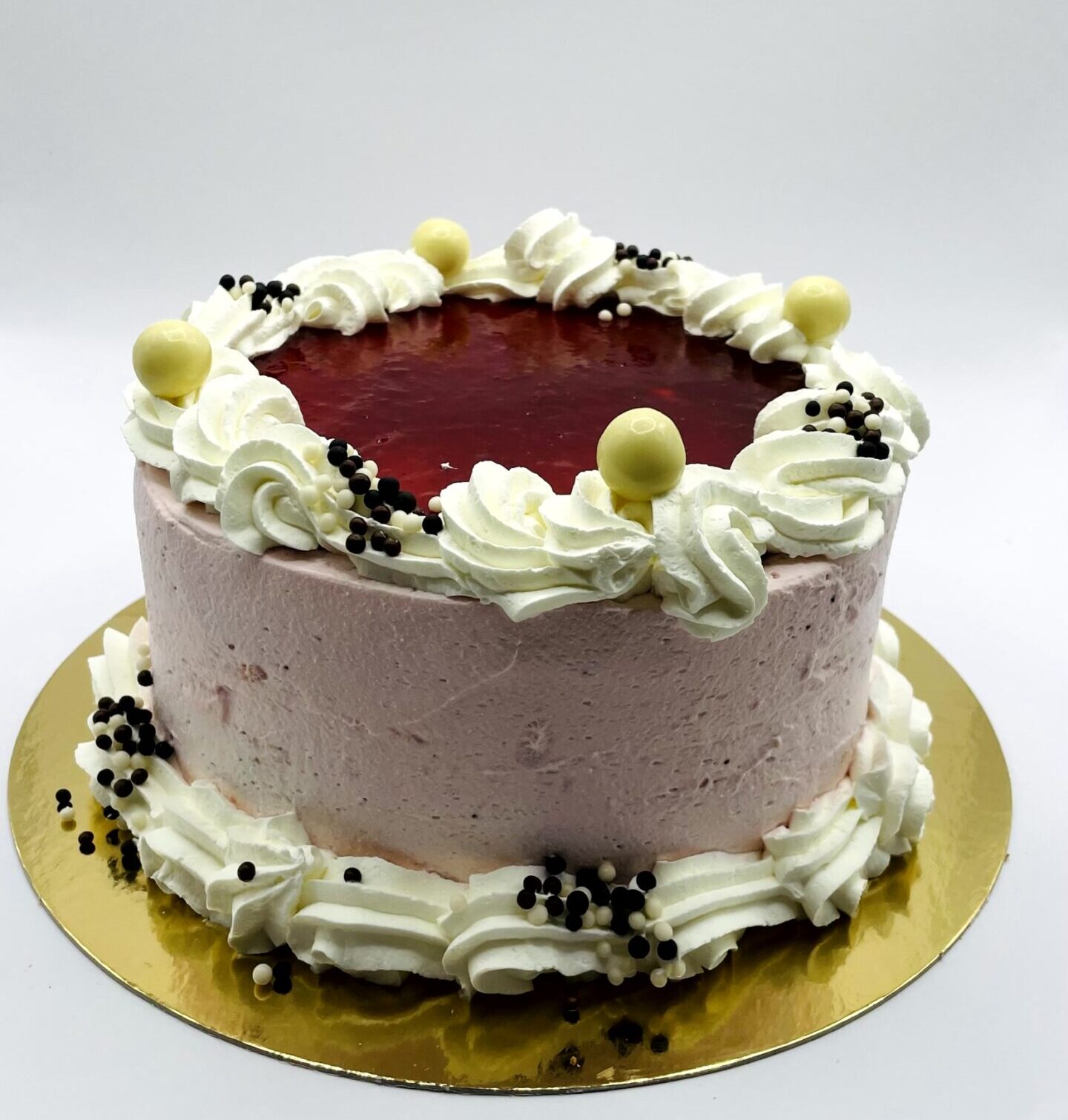 Málna joghurt torta